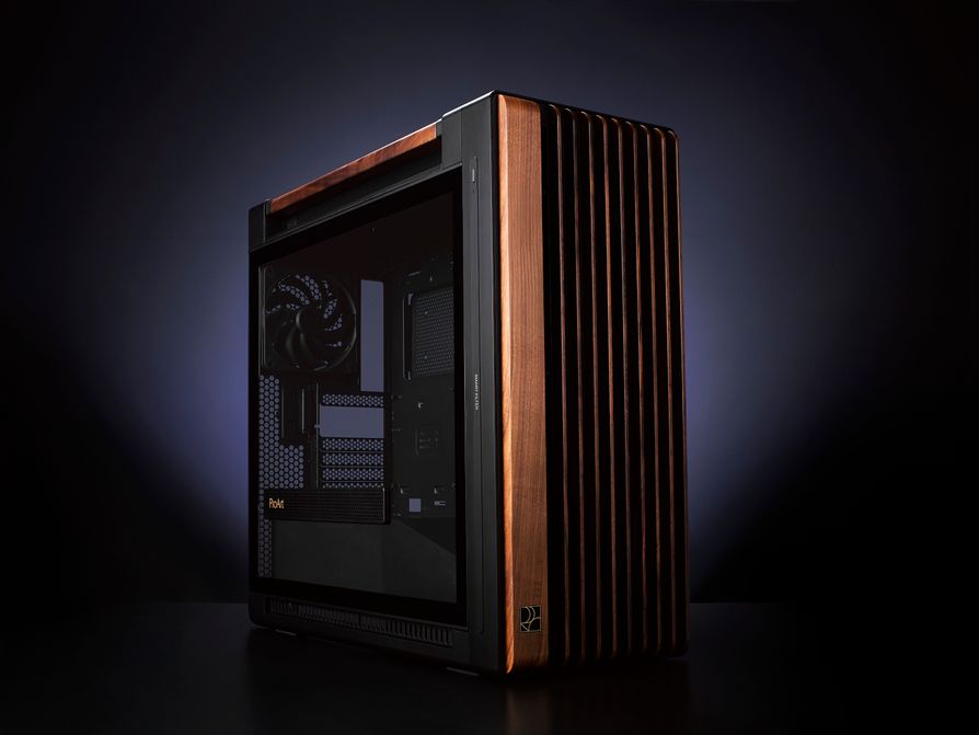 ProArt PA602 Wood Edition Modern Black with Tempered Glass Panel